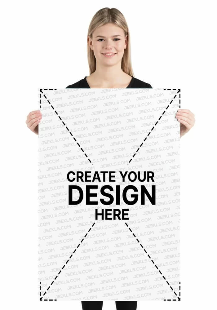 Create your own poster with your design on jeekls.com!